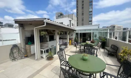 Cobertura com 3 dormitórios, 1 suite, 2 vagas de garagem à venda, 220 m² por r$ 3.400.000 - vila olímpia - são paulo/sp