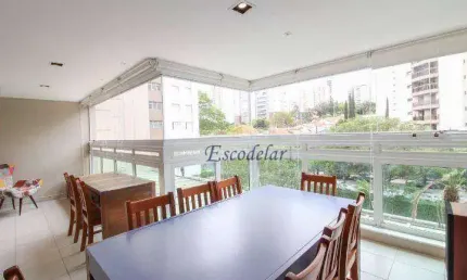 Apartamento com 3 dormitórios para alugar, 154 m² por R$ 18.450,00/mês - Campo Belo - São Paulo/SP