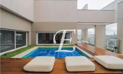 Cobertura com 3 dormitórios à venda, 311 m² por r$ 6.000.000,00 - vila anastácio - são paulo/sp