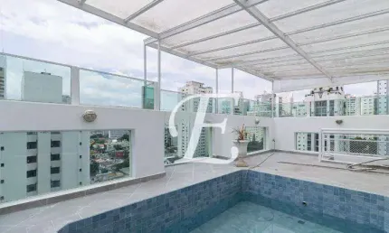 Cobertura com 3 dormitórios para alugar, 197 m² por r$ 16.400,00/mês - campo belo - são paulo/sp