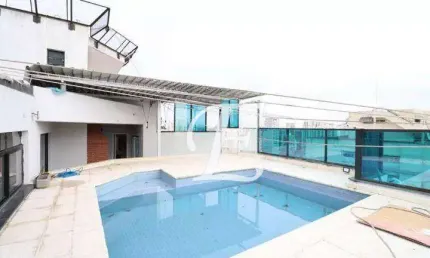 Cobertura com 2 dormitórios para alugar, 215 m² por r$ 10.360,00/mês - vila leopoldina - são paulo/sp