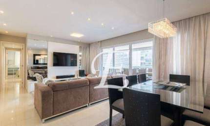 Apartamento com 4 dormitórios para alugar, 147 m² por R$ 20.750,00/mês - Brooklin - São Paulo/SP