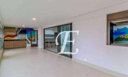Apartamento com 4 dormitórios para alugar, 178 m² por R$ 20.015,00/mês - Brooklin - São Paulo/SP
