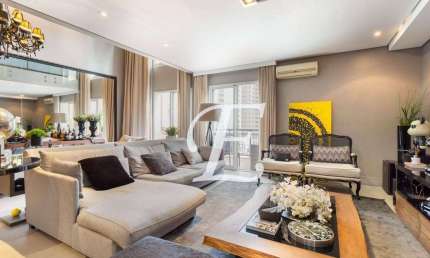Apartamento duplex com 2 dormitórios à venda, 163 m² por R$ 4.890.000 - Moema - São Paulo/SP