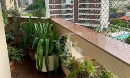APARTAMENTO A VENDA,  no Brooklin – 132m², Mobiliado e  4 quartos ,1 suíte, 2 vagas e móveis planejados de alto padrão, próximo metro