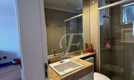 •	Apartamento, a venda, 77m2, Quartos:  2 Suites: 1 Suíte, 1 vaga, 2 Banheiros: 2, moveis planejados, sol da manha