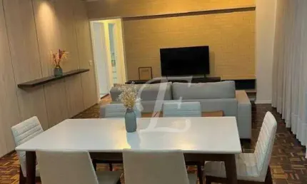Apartamento Mobiliado para Locação – 145m², 3 quartos, 1 vaga de garagem, Jardim Paulista