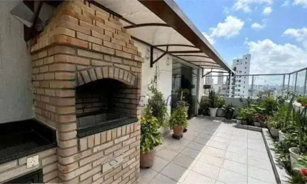 Cobertura com 3 quartos à venda, 262 m² - moema - são paulo/sp, perto do metro, fora da rota de avião.