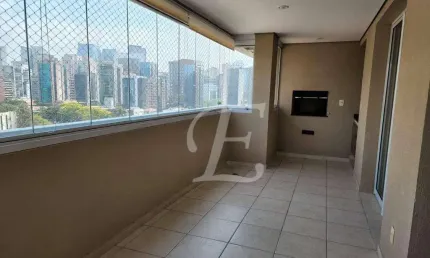 Apartamento com 3 dormitórios para alugar, 119 m² por R$ 12.804,00/mês - Brooklin Paulista - São Paulo/SP