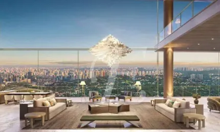 Apartamento duplex a venda, 4 quartos, 7banheiros, 4 suites, 6 vagas no jardim guedala.