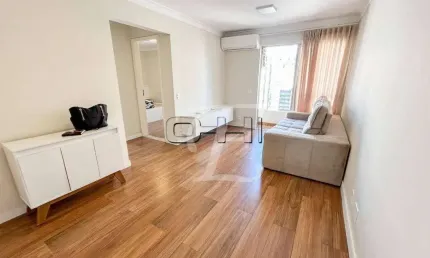 Apartamento com 1 quarto para alugar, 45 m² por R$ 6.391/mês - Itaim Bibi - São Paulo/SP