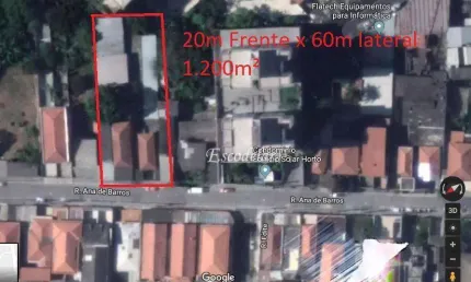 Terreno à venda, 1200 m² por r$ 4.000.000,00 - jardim santa inês - são paulo/sp
