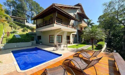 Casa com 3 dormitórios à venda, 448 m² por r$ 2.630.000,00 - serra da cantareira - mairiporã/sp