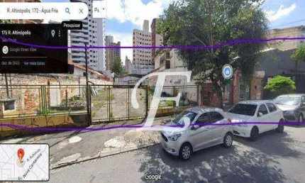 Terreno à venda, 1416 m² por r$ 8.410.000,00 - água fria - são paulo/sp