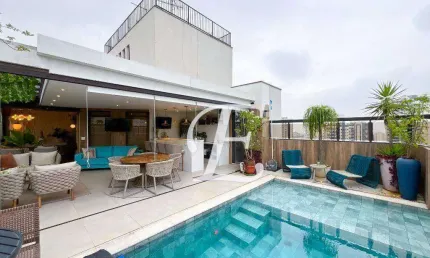 Cobertura com 4 dormitórios à venda, 290 m² por r$ 2.500.000,00 - santana - são paulo/sp