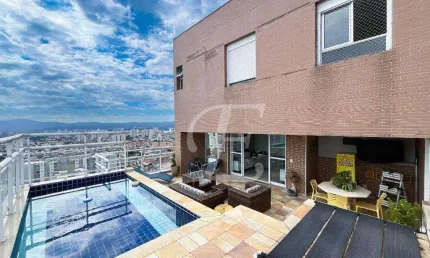 Cobertura à venda, 232 m² por r$ 6.500.000,00 - santa teresinha - são paulo/sp