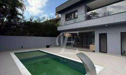 Casa Nova! com 4 dormitórios à venda, 340 m² por R$ 4.800.000 - Alphaville - Santana de Parnaíba/SP