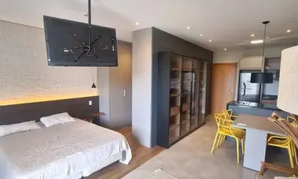 Apartamento com 1 dormitório para alugar, 45 m² por r$ 5.338,65/mês - alphaville - santana de parnaíba/sp