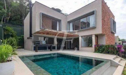 Casa com 4 suítes para alugar, 439 m² por r$ 27.369/mês