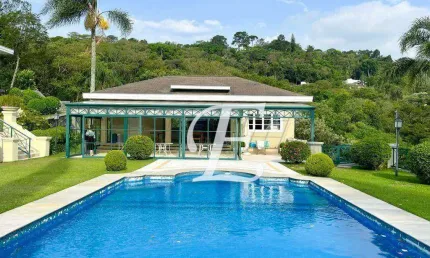 Casa luxuosa com 5 dormitórios à venda, 1000 m² por R$ 7.500.000 - Alpes da Cantareira - Mairiporã/SP