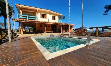 Chácara com 3 dormitórios à venda, 2040 m² por r$ 749.000,00 - peão - piracaia/sp
