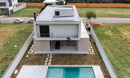 Belíssima casa com 4 suítes à venda, 348 m² área construída em um terreno de 506 m ² por 3.180.000,00 - Condomínio Alphaville - Jundiaí/SP.