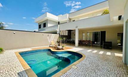 Casa em condomínio fechado com 3 quartos para alugar na Avenida Alexandre Cazelatto, 2660, Cond Figueira Branca, Paulínia, 300 m2 por R$ 15.000