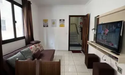Apartamento à venda em praia grande, boqueirão, com 1 quarto, 68,14m²