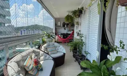 Cobertura à venda em Praia Grande, Canto do Forte, com 3 quartos, 119m²