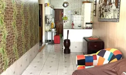 Casa à venda em praia grande, jardim imperador, com 2 quartos, 62m²