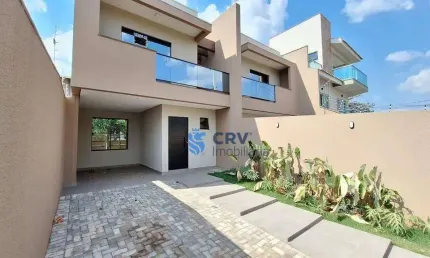 Casa com 3 dormitórios à venda, 117 m² por r$ 590.000,00 - jardim portal de itamaracá - londrina/pr