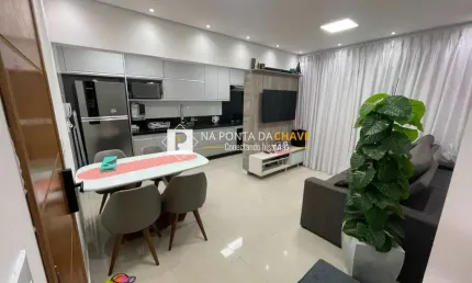 Apartamento com 3 quartos à venda na Rua Anhangüera, 460, Vila Curuçá, Santo André por R$ 550.000