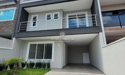 Casa em condomínio fechado com 3 quartos à venda na rua joão casagrande, cidade industrial, curitiba, 175 m2 por r$ 1.200.000