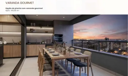 Excelente apartamento , espaçoso e com um enorme sacada com linda vista .
