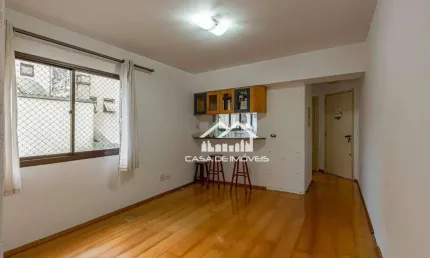 Oportunidade. vende apartamento de 1 dormitório com lavabo no brooklin