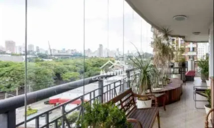 3 suítes. 4 vagas. vista panorâmica para o parque ibirapuera.