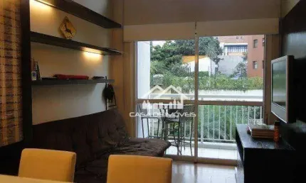 Apartamento com 1 dormitório à venda, 43 m² em moema pássaros