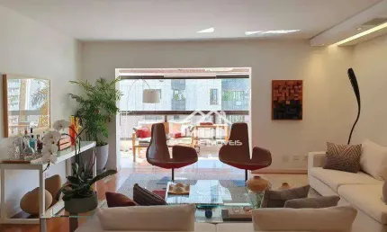 Vende apartamento com 320m², 4 suítes, 5 vagas e lazer em moema.
