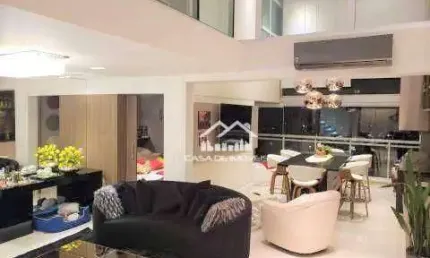 Apartamento com 3 suítes à venda, 195 m² com pé direito duplo no Brooklin