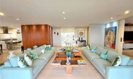 Apartamento para locação no Jardim Panorama, 4 suítes, 5 vagas
