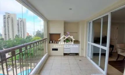 Vende apartamento de 130m² com varanda gourmet e vista para o parque burle marx