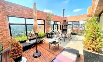 Cobertura triplex à venda no panamby, 400m², 3 suítes, 5 vagas