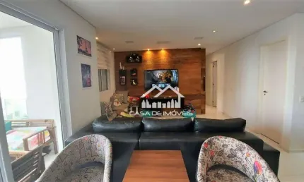 Vende apartamento com varanda gourmet, 3 suítes e lazer clube no Panamby.