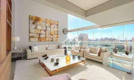 Vende lindo apartamento com pé direito duplo e 3 suítes, no Panamby
