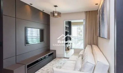 Vende apartamento com 2 dormitórios, lazer clube em prédio moderno no brooklin.