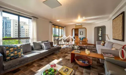 Vende apartamento com 377m² na melhor localização da Vila Nova Conceição