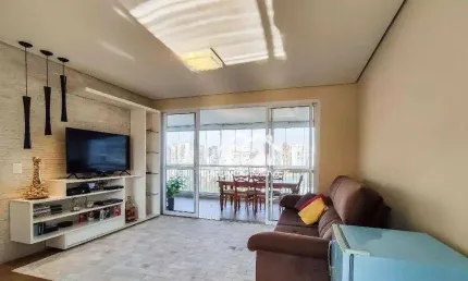 Vende lindo apartamento com 138m² e 3 suítes, em condomínio clube na vila andrade.