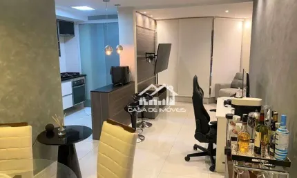 Vende apartamento mobiliado com 50m² com lazer no Campo Belo.