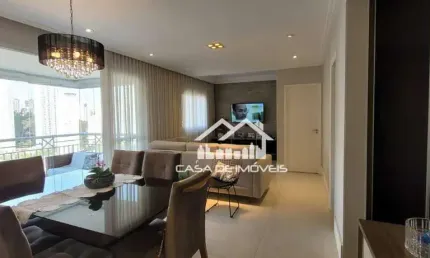 Vende apartamento com 2  suítes,  2 vagas, semi-mobiliado 87m² na Vila Andrade