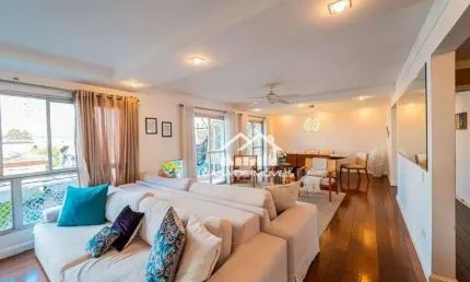 Apartamento de 174m² com 4 quartos e 2 vagas, no campo belo